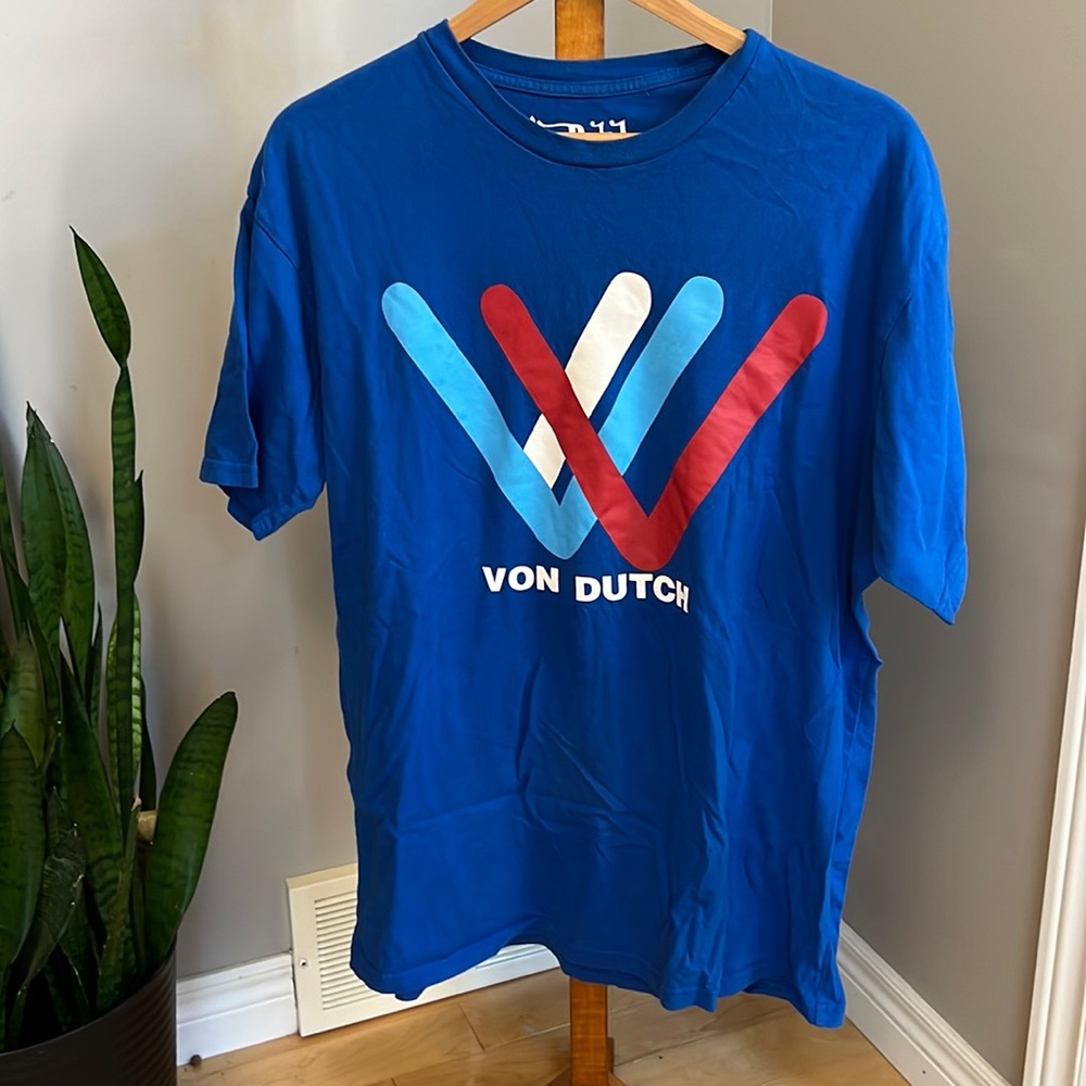 Blue Von Dutch T-shirt - size XL